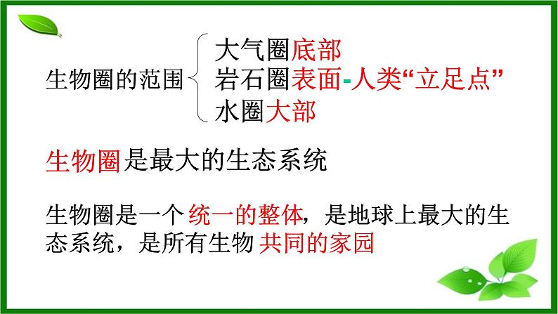 人教版生物七年级上册2.1.1《藻类、苔藓和蕨类植物》课件第1页