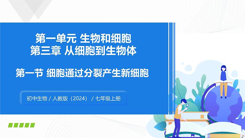 1.3.1 细胞通过分裂产生新细胞-初中生物七年级上册 同步教学课件（人教版2024）第1页