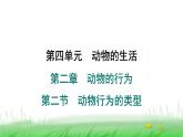冀少版八年级生物上册第四单元第二节动物行为的类型课件