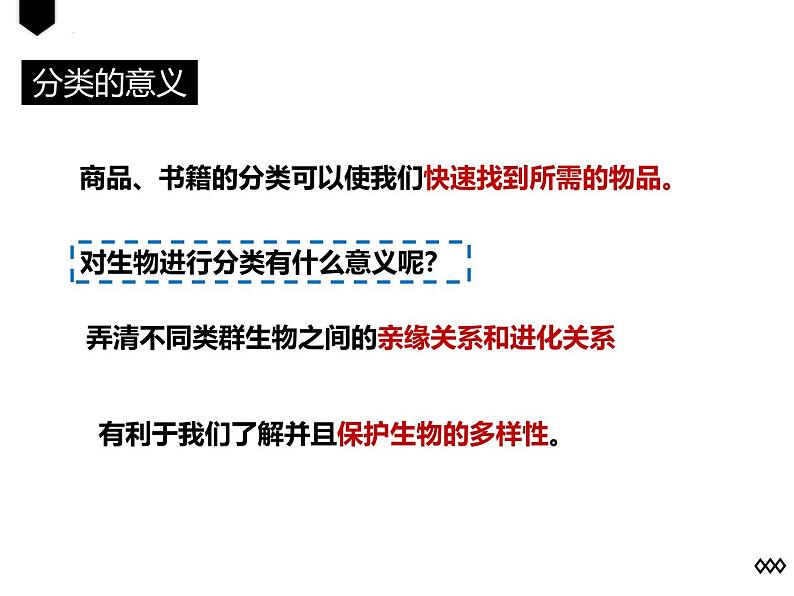 人教版生物八年级上册6.1.1《尝试对生物进行分类》课件第3页