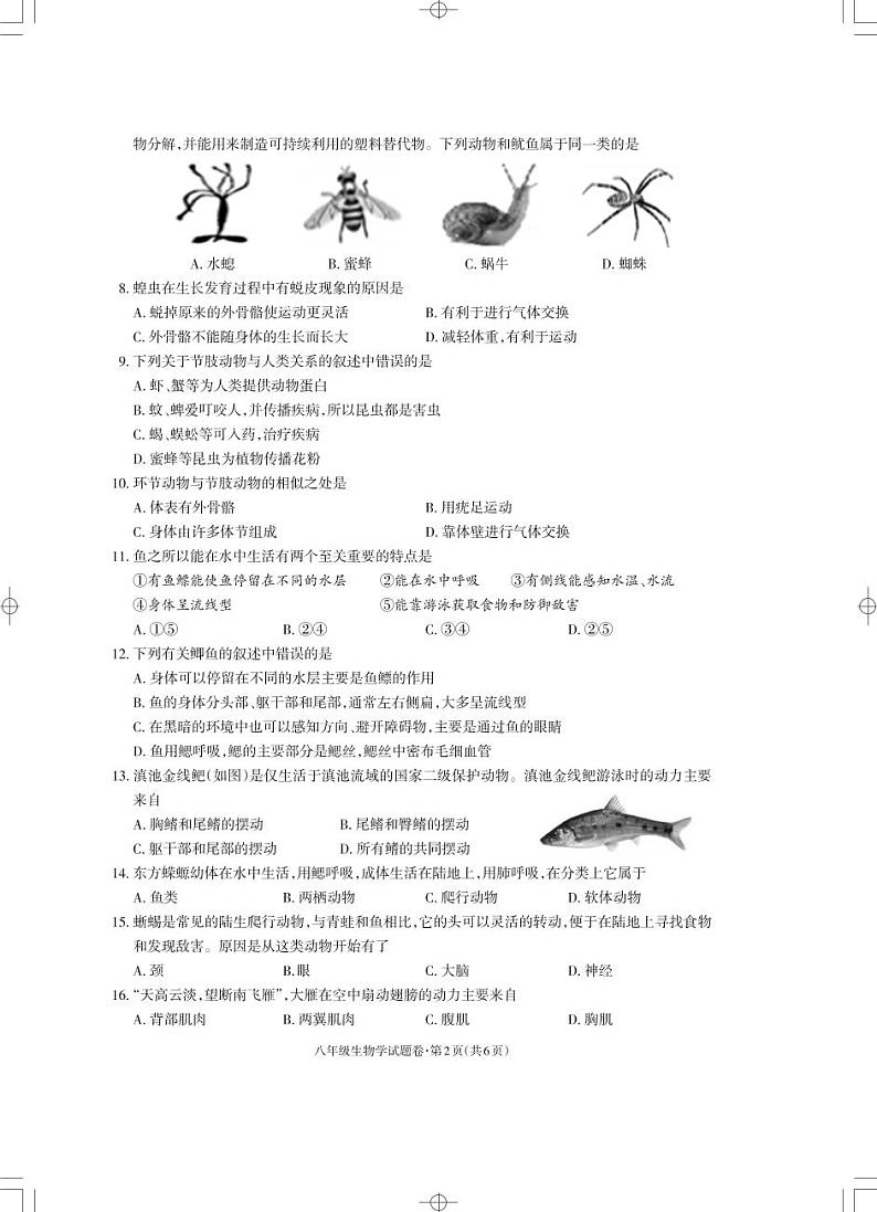 八年级生物_Print第2页