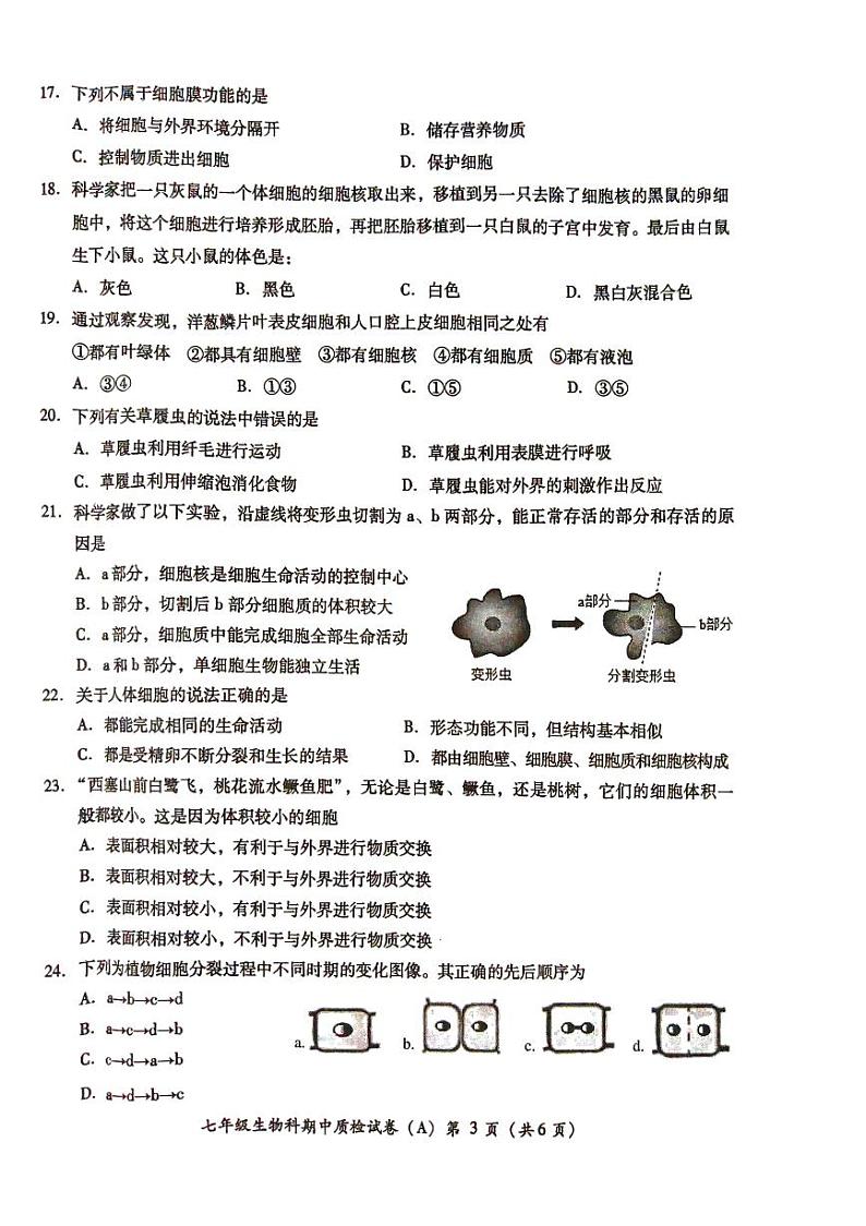 七年生物第3页