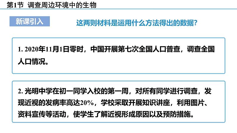 人教版（2024）七年级生物上册第一单元1.1观察周边环境中的生物课件第4页