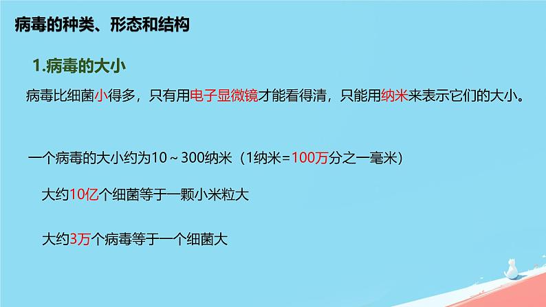 初中 生物 人教版（2024） 七年级上册 第二单元 第三章第四节 病毒 课件08