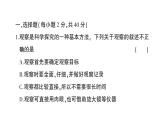 初中生物新人教版七年级上册期中综合检测课件2024秋