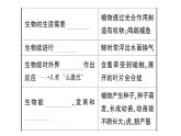 初中生物新人教版七年级上册第一单元第一章第二节 生物的特征作业课件2024秋