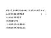 初中生物新人教版七年級上冊第一單元 第一、二章綜合訓練作業(yè)課件2024秋