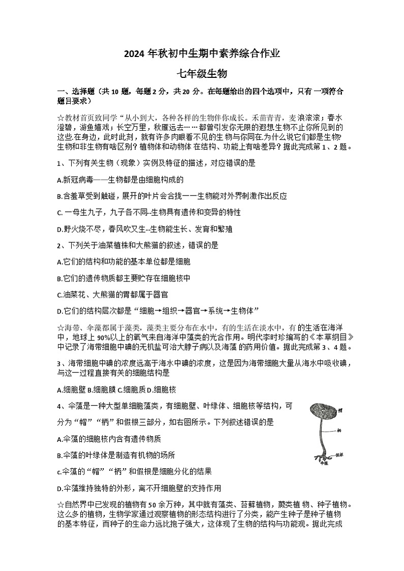试题第1页