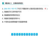 2024人教版生物七年级上册第三章从细胞到生物体专题训练(二)　生物体的结构层次 习题课件ppt