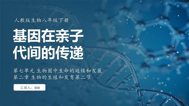 7.2.2 基因在亲子代间的传递（ 课件）-2024-2025学年人教版生物八年级下册第1页