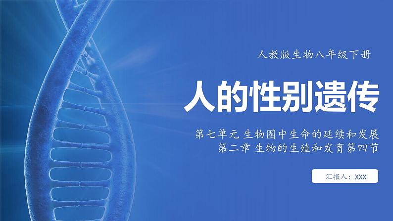 7.2.4 人的性别遗传（ 课件）-2024-2025学年人教版生物八年级下册第1页