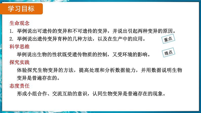 7.2.5 生物的变异（ 课件）-2024-2025学年人教版生物八年级下册第2页