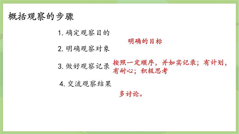 初中  生物  人教版（2024）  七年级上册第一节 观察周边环境中的生物 课件第7页