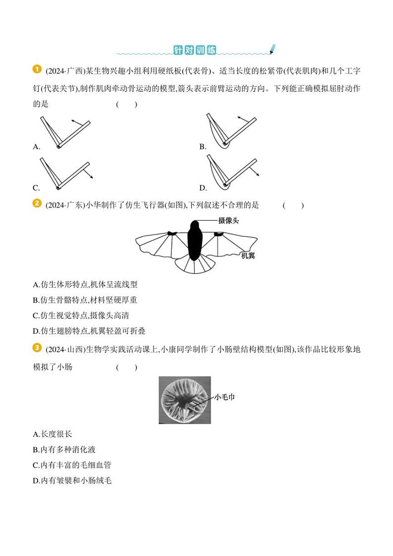 2025年中考生物学专题复习题型05　跨学科实践 （含答案）第2页