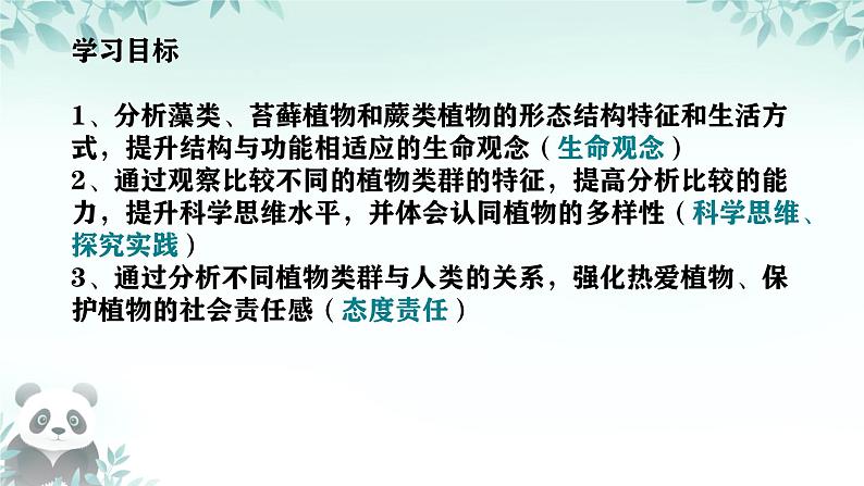 初中  生物  人教版（2024）  七年级上册第一节 藻类、 苔藓和蕨类 课件第2页