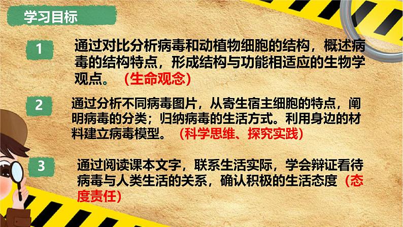 人教版生物八年级上册5.5《病毒》（课件）第2页