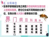 人教版生物八年级上册6.1.2《从种到界》教学课件