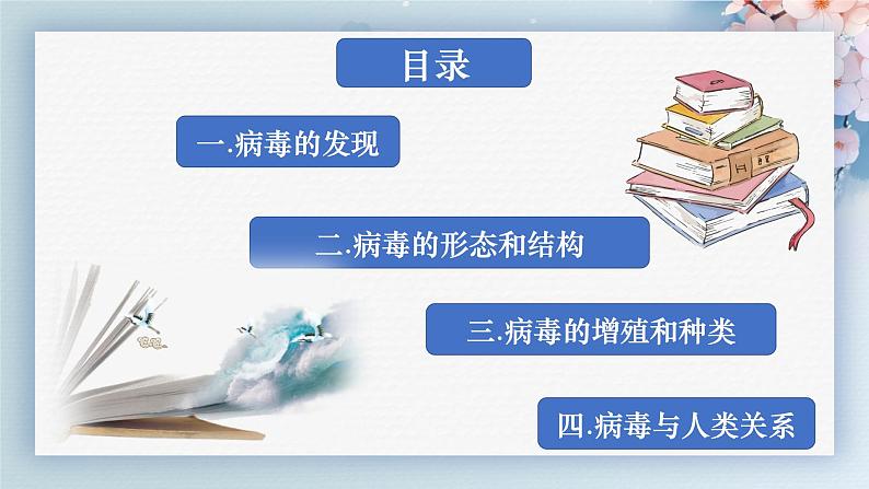 人教版生物七年级上册2.3.4《病毒》（教学课件）第3页