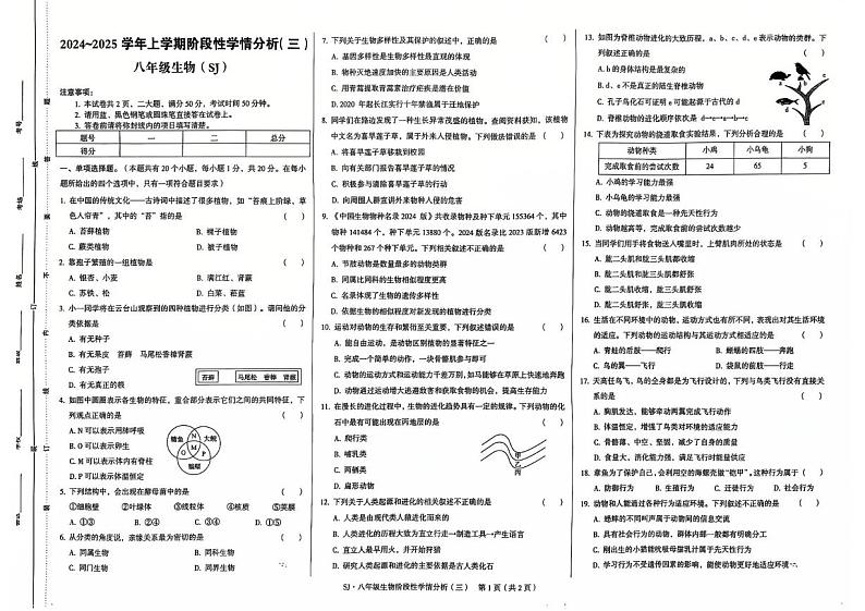 八生物第1页