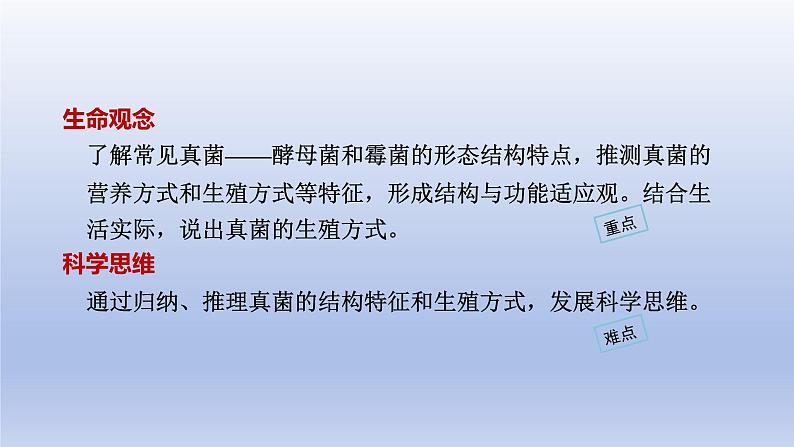 2024七年级生物上册第二单元多种多样的生物第三章微生物第三节真菌课件（人教版）第2页