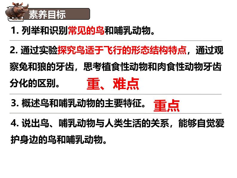 初中  生物  人教版（2024）  七年级上册（2024）第二节 脊椎动物 课件第3页