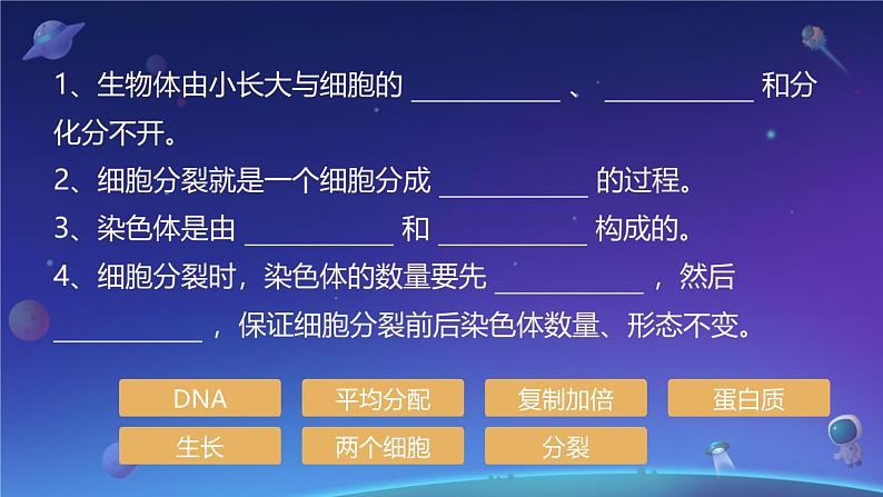 初中  生物  人教版（2024）  七年级上册（2024） 第一节 细胞通过分裂产生新细胞 课件第6页