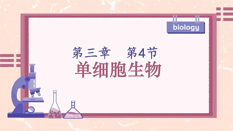 初中  生物  人教版（2024）  七年级上册（2024） 第四节 单细胞生物 课件第1页