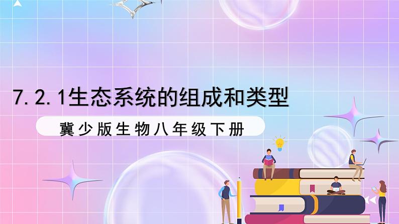 冀少版生物八下7.2.1《生态系统的组成和类型》课件第1页