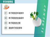 【人教版】七下生物 3.1.1 种子的萌发（课件+教案+导学案+练习+视频）