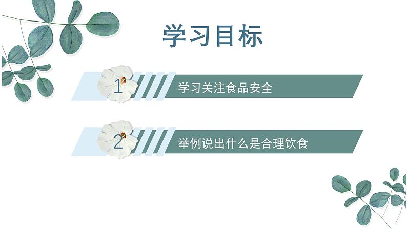 【核心素养目标】冀少版初中生物七年级下册《食品安全与合理饮食》课件第3页