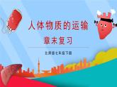 北師大版（2024）生物七年級(jí)下冊(cè)--第7章 人體的物質(zhì)運(yùn)輸 章末復(fù)習(xí)（課件）