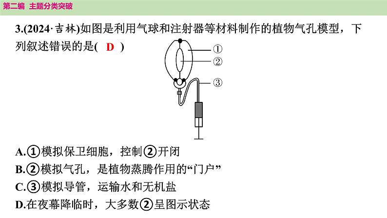 2025年中考生物知识整理 主题七　生物学与社会•跨学科实践课件PPT第6页