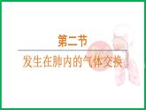 4.3.2 发生在肺内的气体交换 （课件）-2024--2025学年人教版生物七年级下册