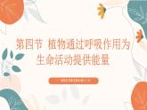 【核心素养目标】济南版初中生物七年级下册3.1.4《植物通过呼吸作用为生命活动提供能量》课件