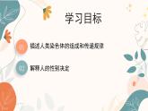 【核心素养目标】济南版初中生物七年级下册4.3.3《性染色体决定人的性别》课件