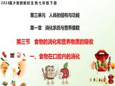 【核心素养】冀少版生物七年级下册 3.1.3 食物的消化和营养物质的吸收 同步课件+同步练习
