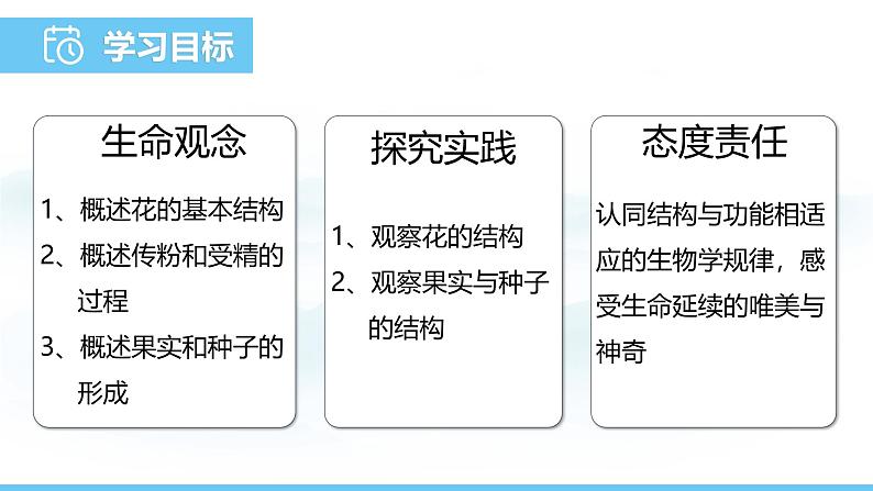 人教版（2024）七年级生物下册课件 第三单元 第一章 第三节开花和结果第2页