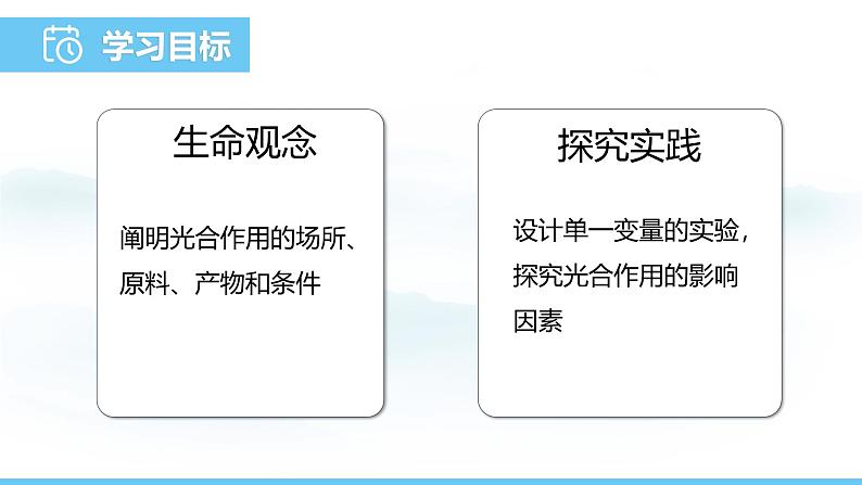 人教版（2024）七年级生物下册课件 第三单元 第二章 第二节 第一课时 光合作用的相关实验第2页