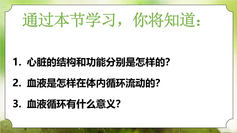 【核心素养】人教版初中生物七年级下册4.4.3《输送血液的泵-心脏》课件第3页