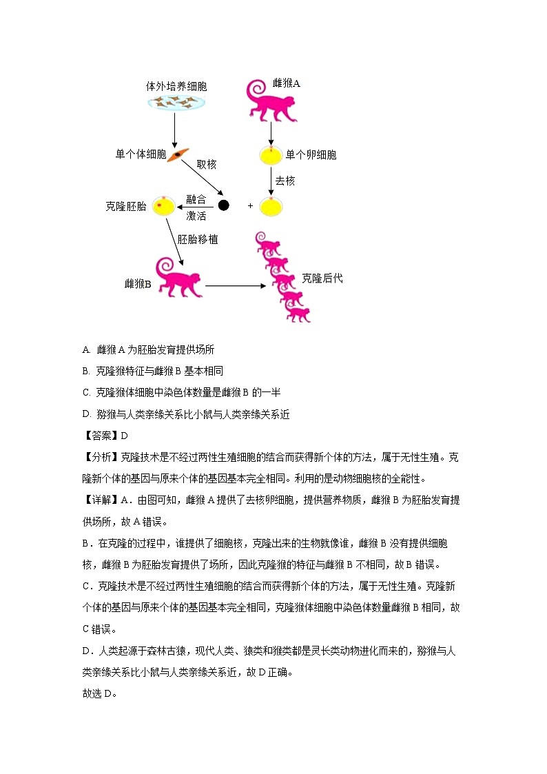 2024-2025学年内蒙古鄂尔多斯市伊金霍洛旗七年级上学期期末生物试卷（解析版）第2页