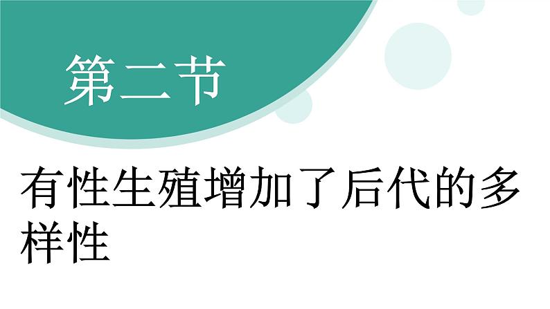 济南版（2024）生物七年级下册 4.1.2 有性生殖增加了后代的多样性（课件）第3页