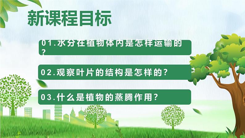 3.2.1水的利用与散失（课件）-2024-2025学年七年级生物下册同步（人教版2024）第2页