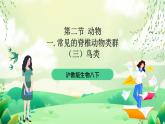 沪教版生物八下4.2.1《脊椎动物（三）鸟类》课件
