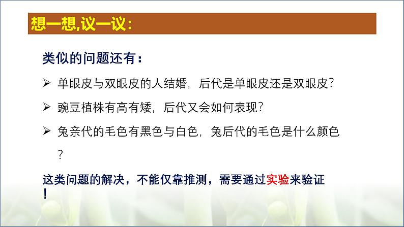 人教版生物八年级下册7.2.3《基因的显性和隐性》课件第5页