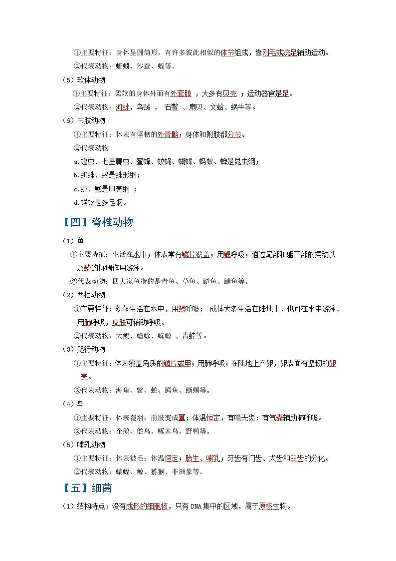 06  生物的多样性（原卷版）第2页