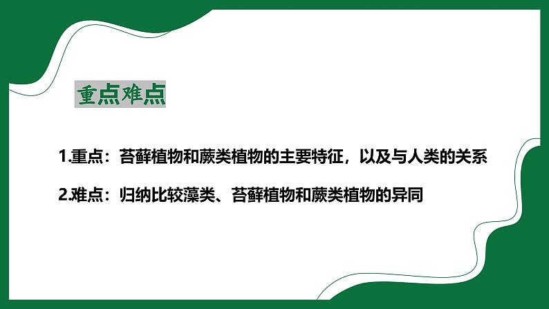 3.1.2 苔藓植物和蕨类植物（课件）-2024-2025学年六年级生物下册（鲁科版五四学制2024）第3页