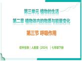 3.2.3 呼吸作用 - 初中生物七年級下冊 同步教學(xué)課件+教學(xué)設(shè)計（人教版2024）