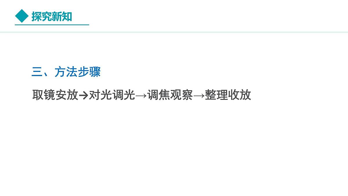新人教版生物七上 1-2-1《学习使用显微镜》教学课件第8页