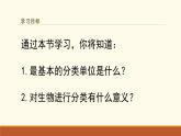 新人教版生物七上 2-4-2《从种到界（第二课时）》课件