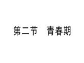 初中生物新人教版七年級下冊第四單元第一章第二節(jié) 青春期作業(yè)課件2025春